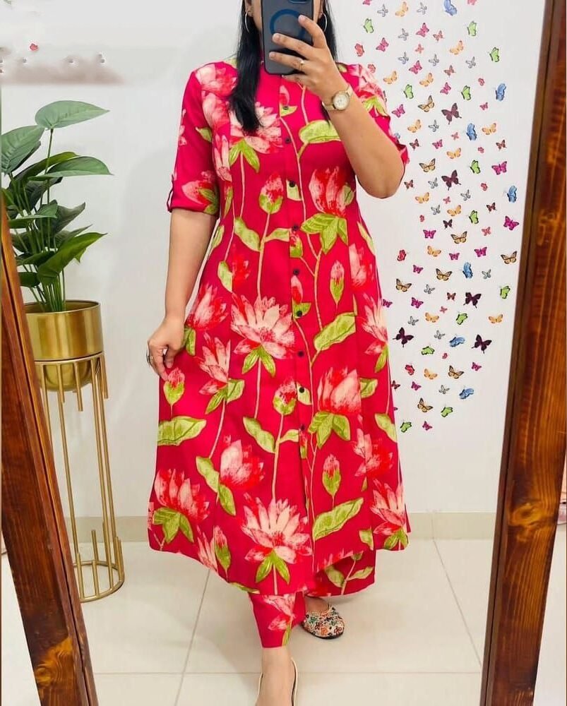 Trendy Soft Fabric Co-Ord Set With Digital Print