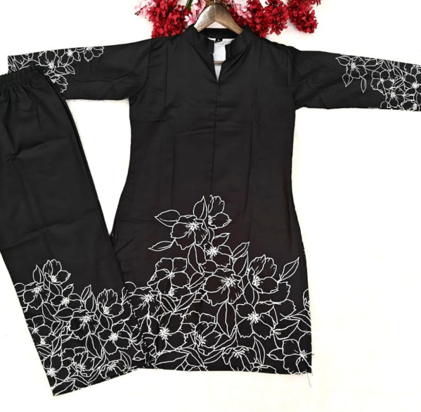 Exclusive Designer Rayon Co-Ord Set With Printed Work