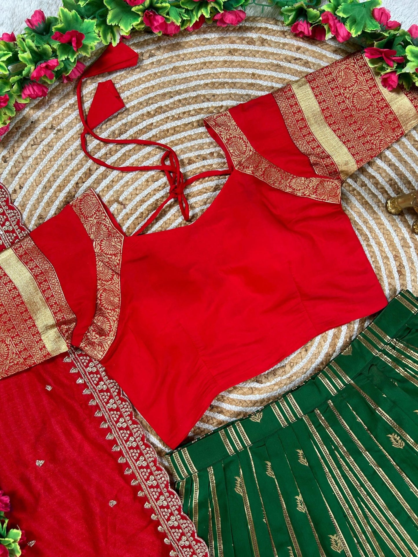 Gorgeous Silk Lehenga Choli With Embroidery Work