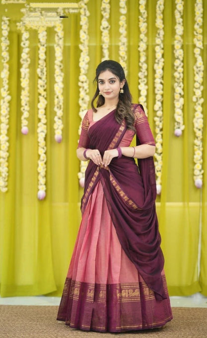 Premium Traditional South Indian Lehenga