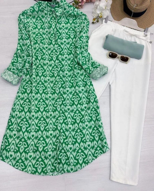 Latest Reyon Co-Ord Set With Digital Print