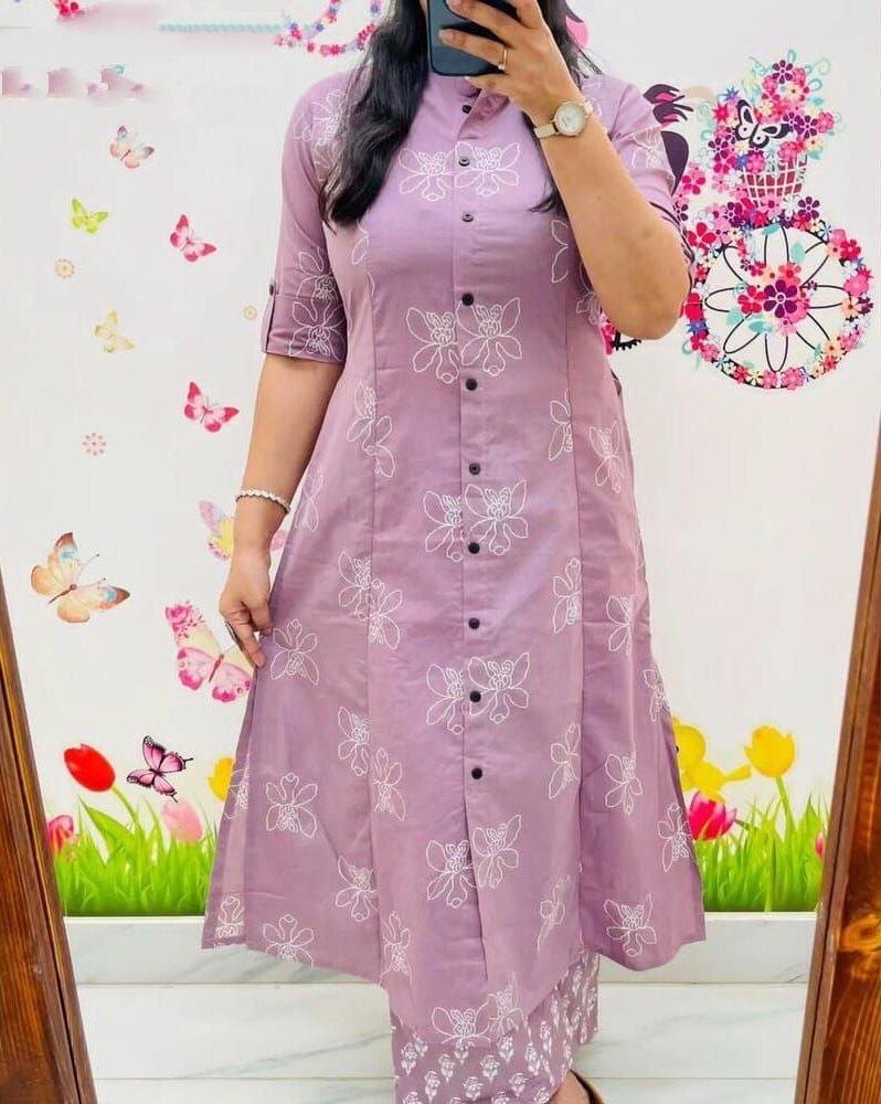 Trendy Soft Fabric Co-Ord Set With Digital Print