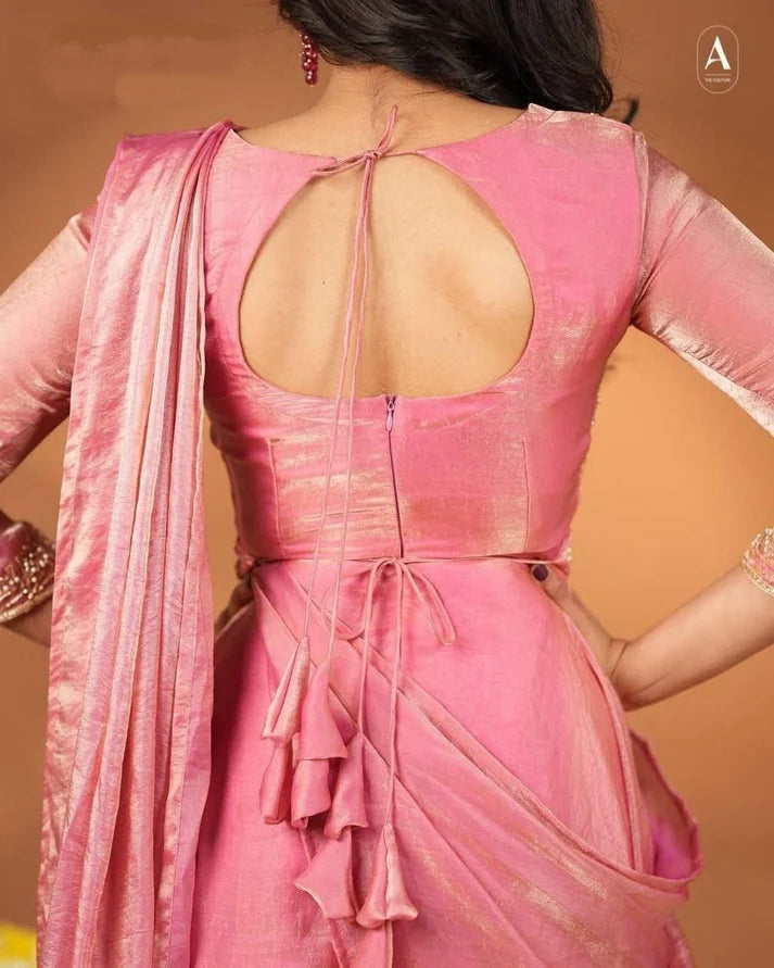 Premium Pre-Draped Saree Anarkali – Weddings & Festivals Ready in Minutes