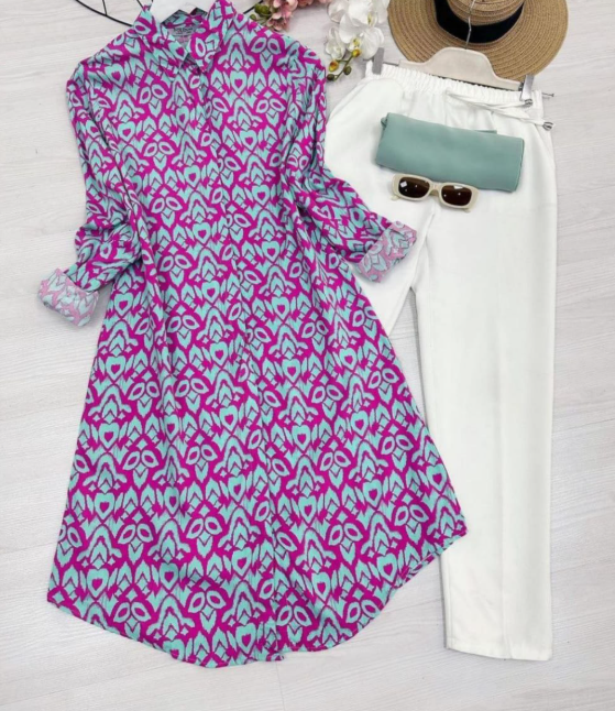 Latest Reyon Co-Ord Set With Digital Print