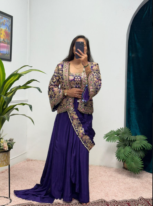 Ready to Wear Indo Western Drape Saree