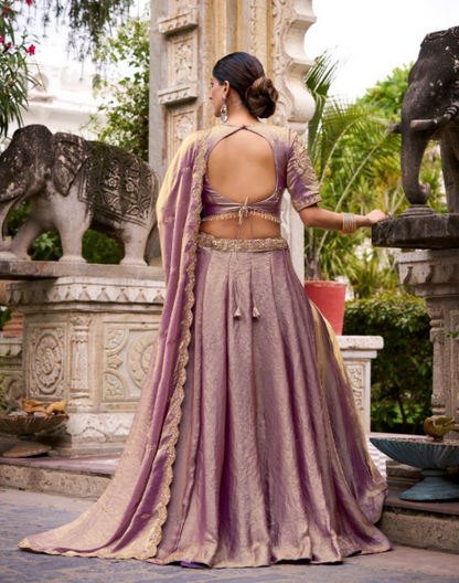 Fabulous Fendi Lehenga With Sequins Embroidery Work