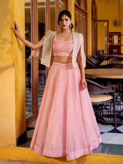 Gorgeous Crush Modern Lehenga Choli With Koti
