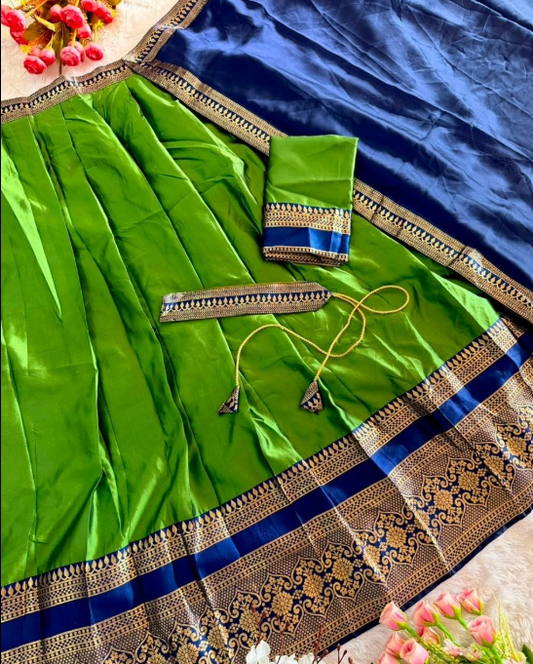 Narayan Pattu Lehenga With Royal Zari Weaving