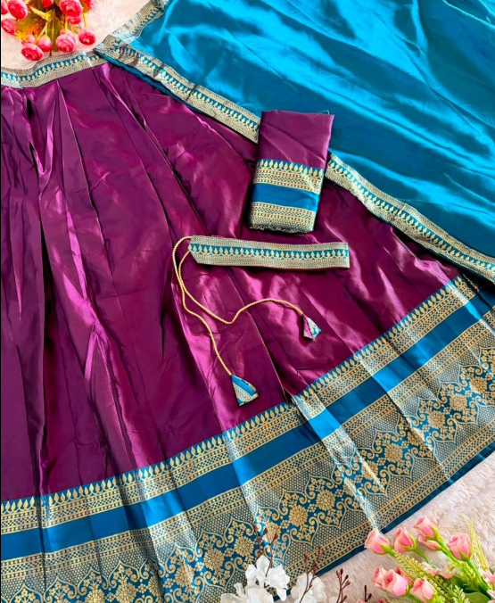 Narayan Pattu Lehenga With Royal Zari Weaving