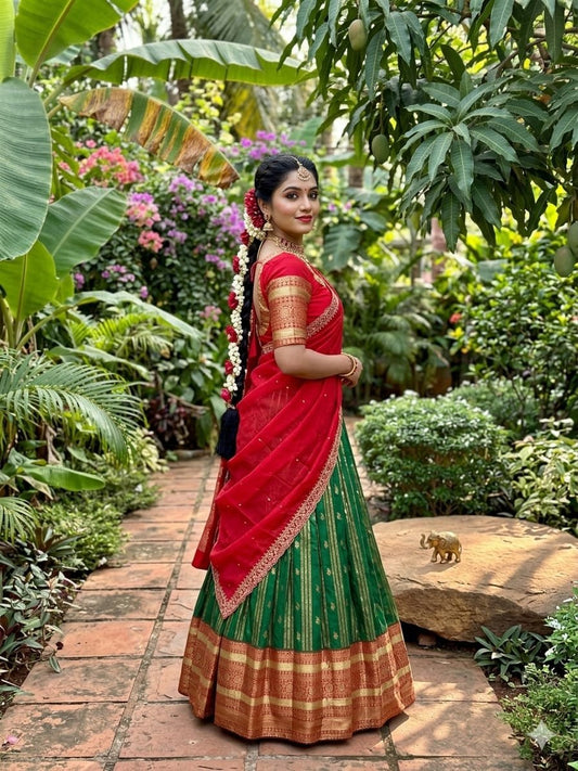 Gorgeous Silk Lehenga Choli With Embroidery Work