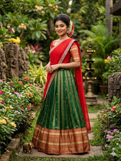 Gorgeous Silk Lehenga Choli With Embroidery Work