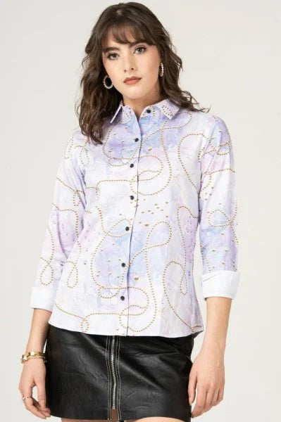 Trendy Soft Reyon Full Sleeve Shirt