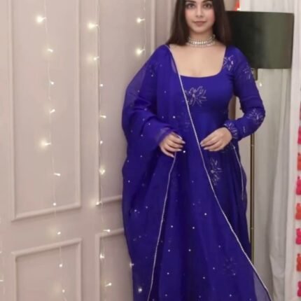 Premium Festive Faux Georgette Kurti