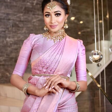 Premium Bridal Lichi Silk Saree
