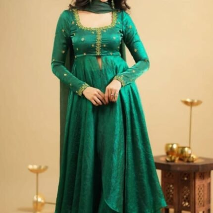Premium Designer Slit Anarkali with Skirt