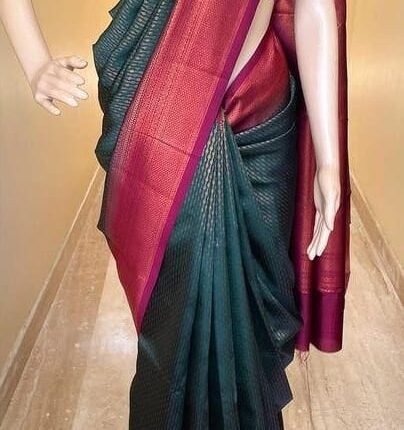 Soft Lichi Silk Jacquard Work Saree