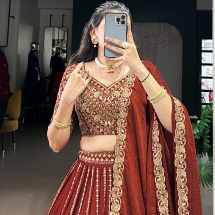 Premium Wedding Embroidered Lehenga