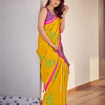 Soft Tusser Handloom Saree