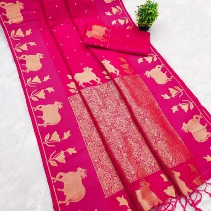 Trending Soft Katan Silk Saree