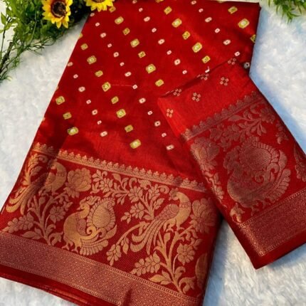 Elegant Semi Dola Silk Saree