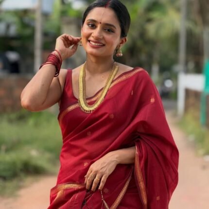 Latest Soft Lilan Slab Attractive Charmful Saree