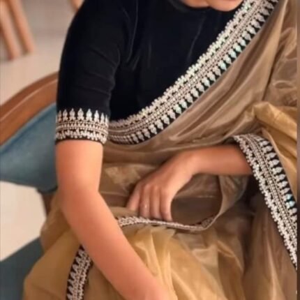 Latest Heavy Soft Tissue Organza Saree