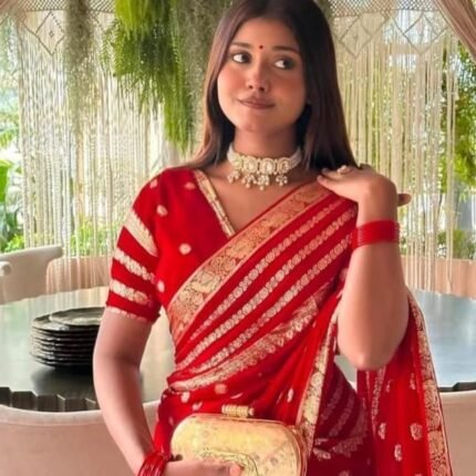 New Georgette Fancy Designer Saree