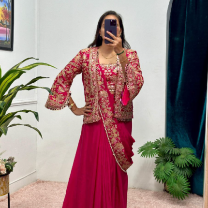 Ready to Wear Indo Western Drape Saree