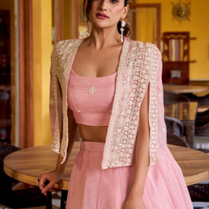 Gorgeous Crush Modern Lehenga Choli With Koti
