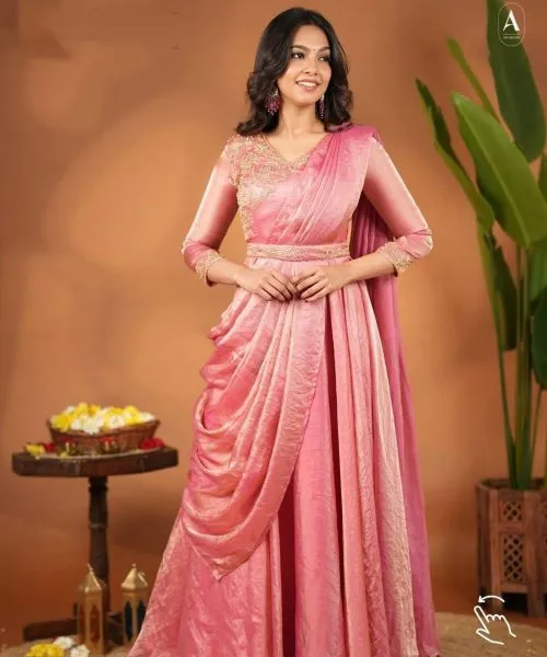 Saree Anarkali