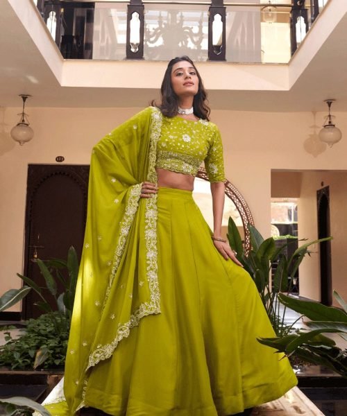 mehendi_color_lehenga_for_bridal_collection