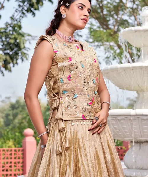 solid-chiku-gold-crush-embroider-work-lehenga-choli-ram-166-chiku-1.jpeg